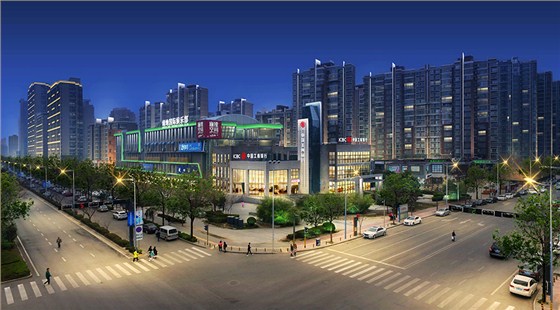 錦業路與丈八三路交匯口—綠地國際俱樂部