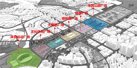 延安中軸線夜景規劃設計