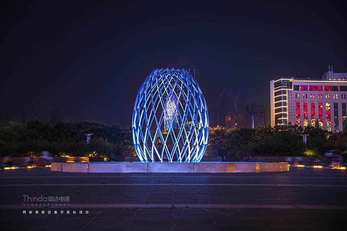 燈光秀里年味足,春節燈光真美麗