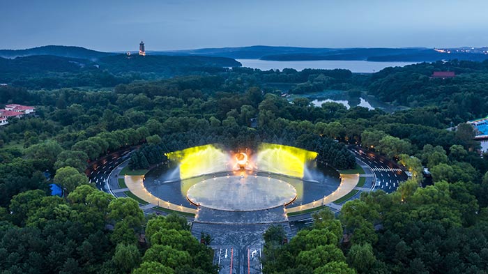 長春凈月潭燈光秀，第二彈！