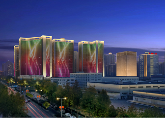 西安經開藍海風、賽格商圈夜景規劃設計